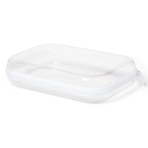 Target Up & Up clear hard side zip pencil case NWT